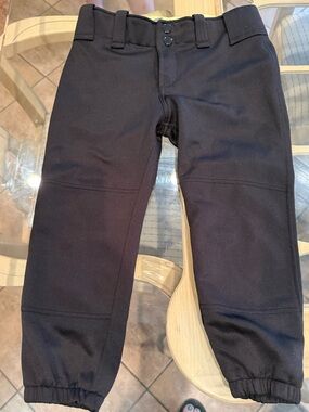 Mizuno Black Youth Large Softball pants